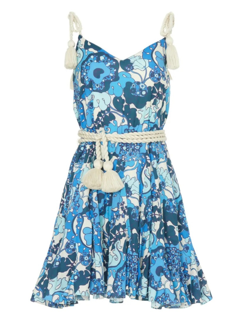 •Rhode• blue mini Casey dress